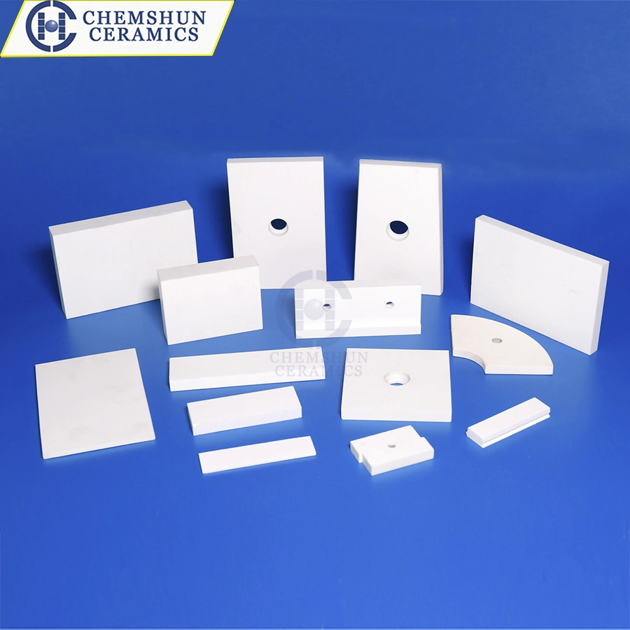 Weldable Alumina Ceramic Tile as Wear Resistance Liner Inside of Chutes, Pipes, Cyclones