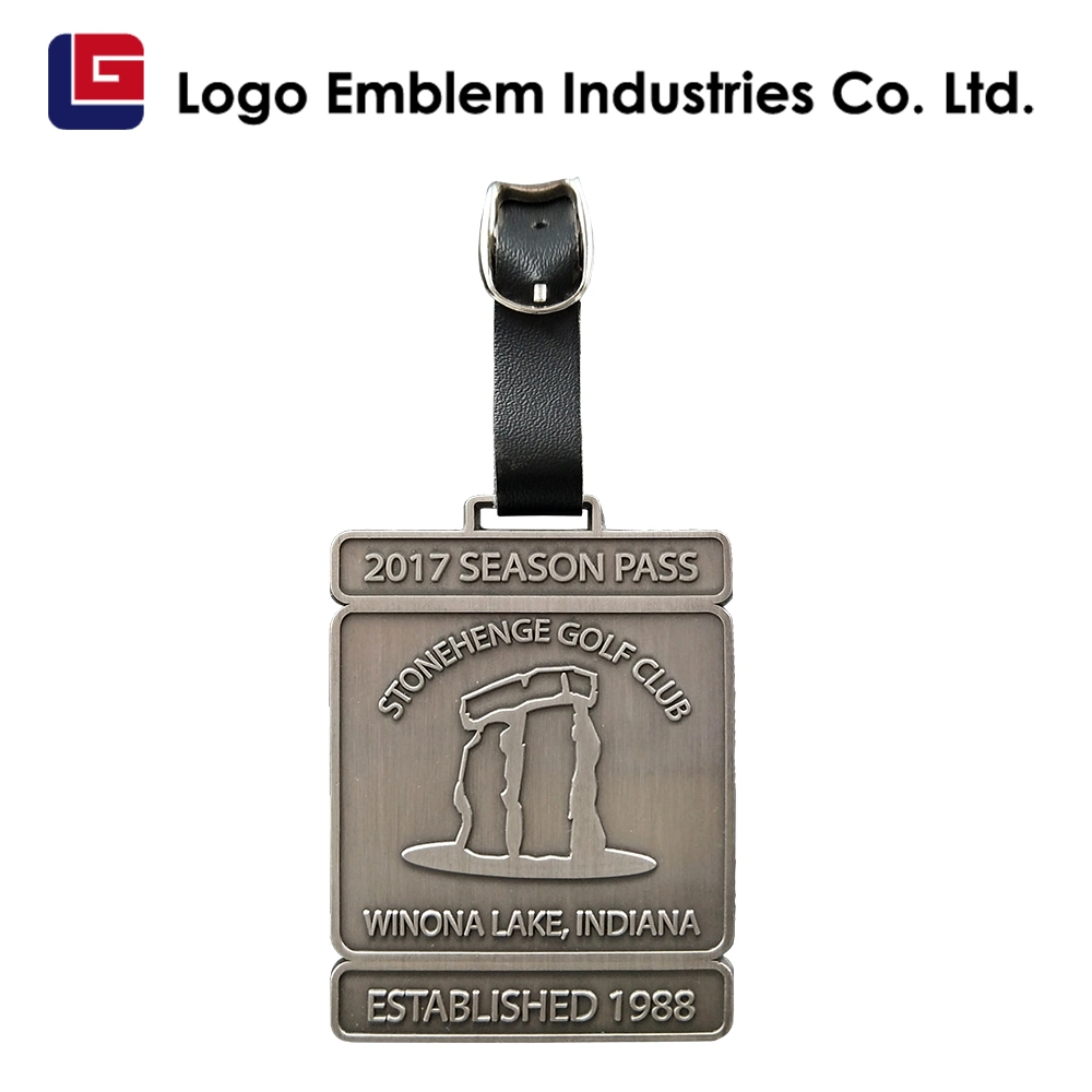 Fabricado en China el emblema o logotipo de la empresa de diseño personalizado de metal Las etiquetas de OEM