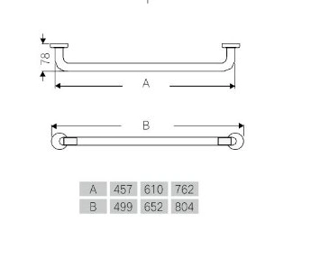 Wholesale/Supplier Low Price 304 Stainless Steel Concealed Screw Bath Safety Bathroom Grab Bar