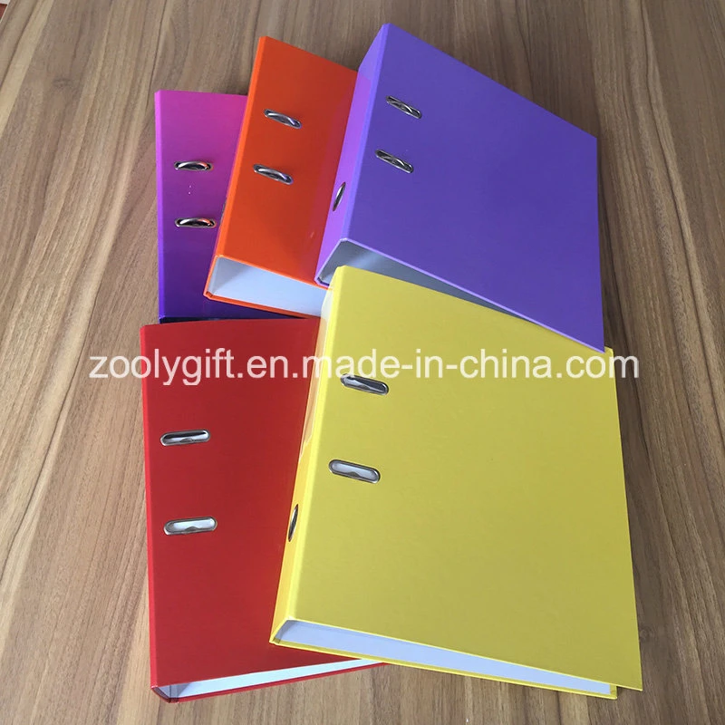 Custom Office File Folder Ring Binder Document Bag Recycle Paper Printing A4 FC Paper Lever Arch File Holder