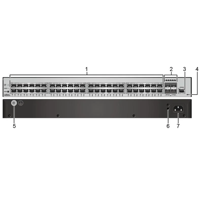 S1730s-S48t4s-A1 98011336 Ethernet Gigabit Switch with 48*10/100/1000base-T Ports, 4*Ge SFP Ports