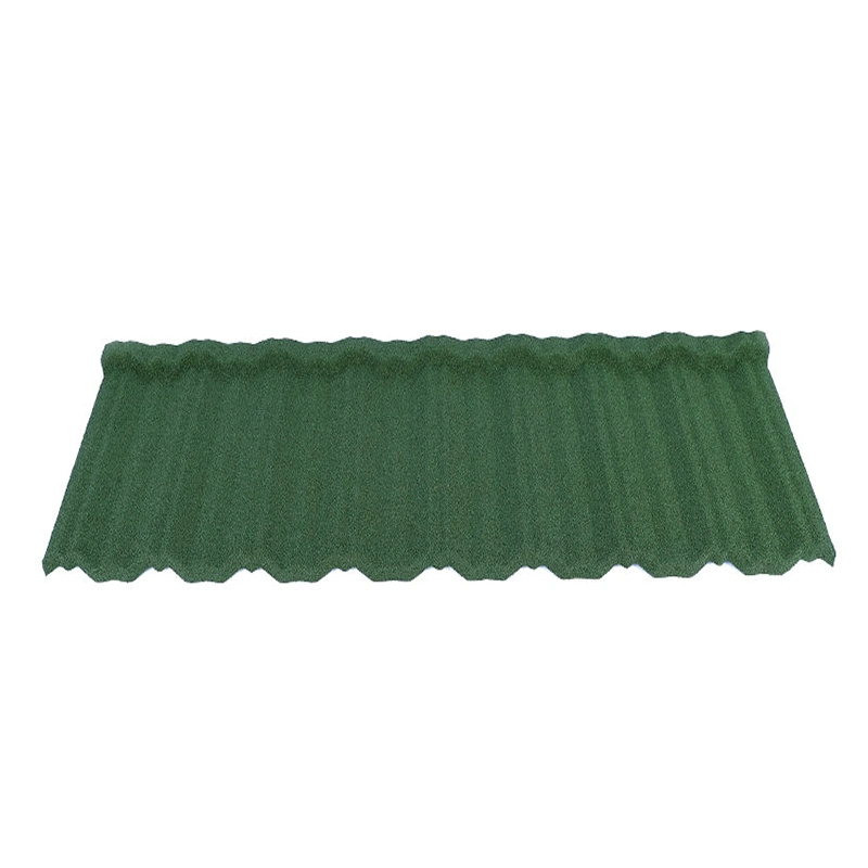 1340*420mm China Roof Tile Galvanlume Stone Coated Metal Roofing Materials Tiles Roof Sheet