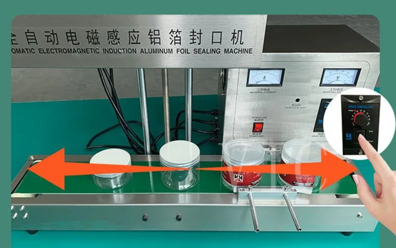 Fully automatic 50-120mm diameter online aluminum foil sealing machine