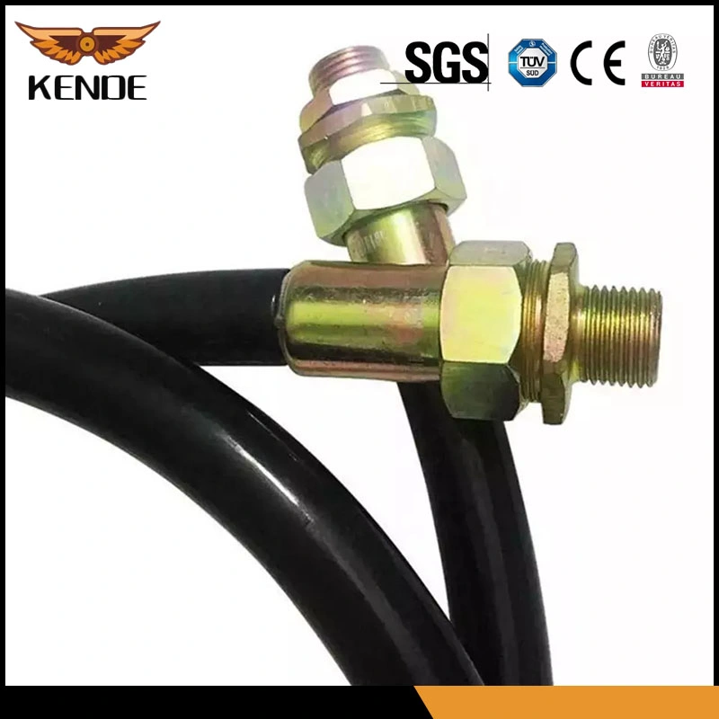 An6 Synthetic Rubber Hose 5 Meters and 10 Aluminum Hose Ends Connector Suit Assembly Transmission Hydraulic Hose