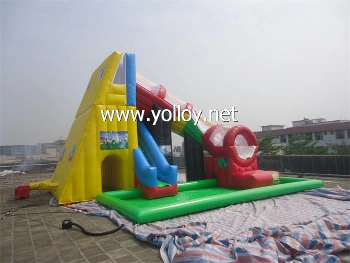 Juguete inflable castillo inflable saltando diapositiva para el Parque de Atracciones