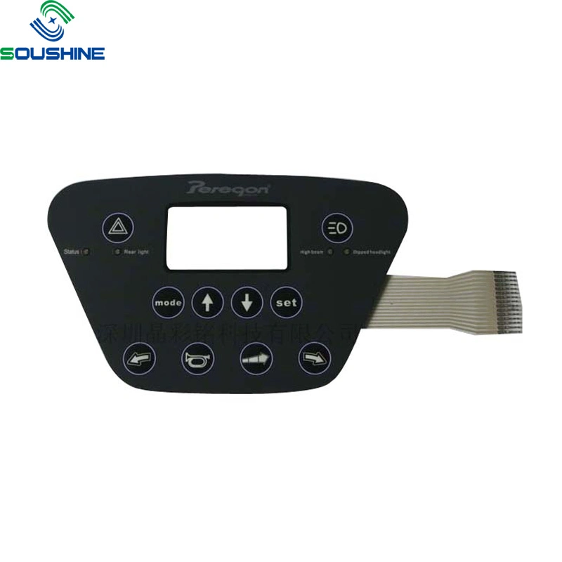 Hot Sale Custom Made High Quality Gradual Digital Printing Membrane Keyboard Switch/Label Sticker