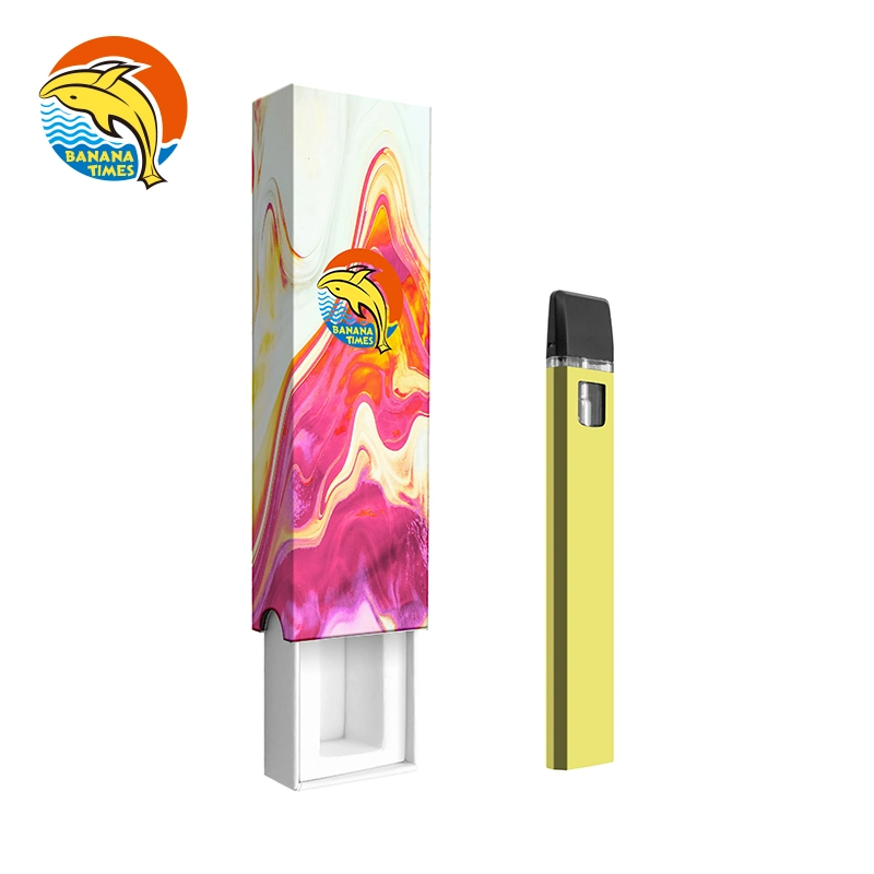 Prix de gros de la Floride Ruby vide 2,0 ml 1 ml de Colophane Huile épaisse Vapes Binoid Vape vaporisateur jetables Custom gâteaux 1gramme d'huile CB jetables. D Vape Pen Colophane Live