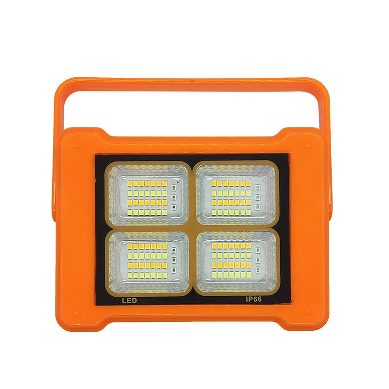 Luz solar LED Simva para exterior 124 LEDs IP66 Acampamento recarregável suspenso Lâmpada LED de carregamento de emergência solar para campismo