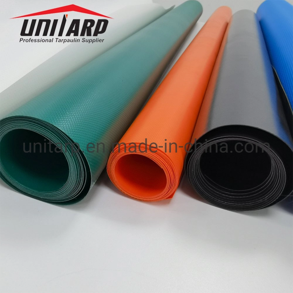 1000d 23*23 680GSM 2.75 m de ancho 100% poliéster recubierto de PVC Lona para cubrir la carretilla