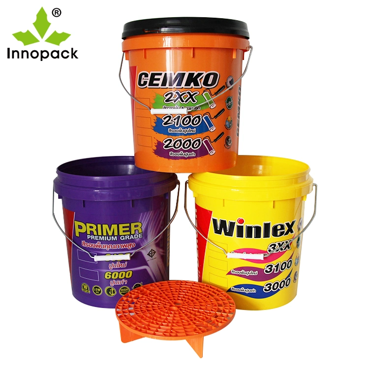 15L 20L Plastic Bucket for Car Wash Bucket Plastic Paint Pail Container