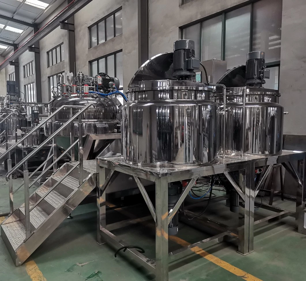 Mayonnaise-Industriel Emulsification Machine Mayonnaise Production Line Vacuum Emulsifier Machine Mayonnaise Making Machine