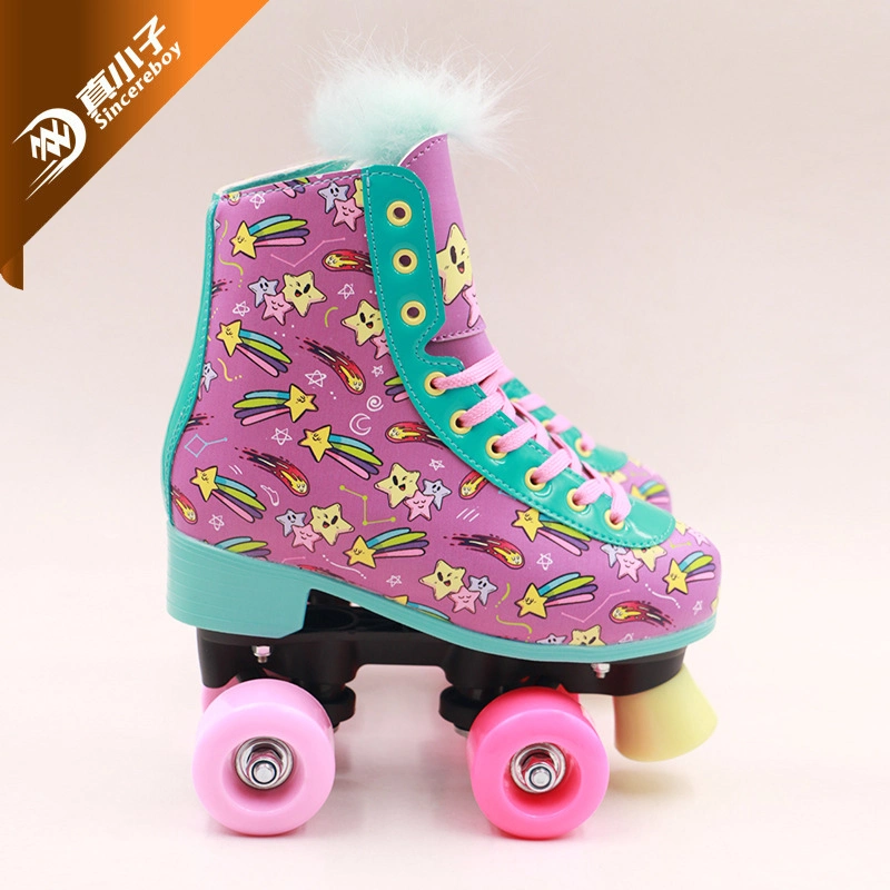 High End New Materials Adjustable Artistic Quad Roller Skates