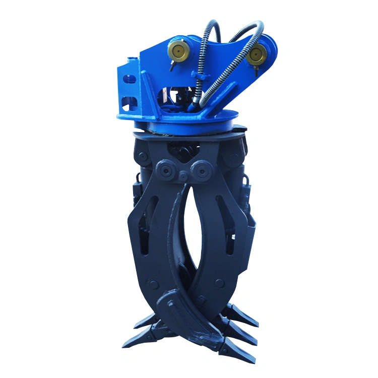 Catch Trees Excavator Small Excavator Log Hydraulic Grab Mechanical Claw Bucket Log Grapple