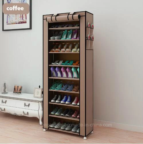 Armoire de racks de chaussures Chaussures de grande capacité de stockage de mobilier de maison DIY Rack simple chaussure Portable (FS-03A)