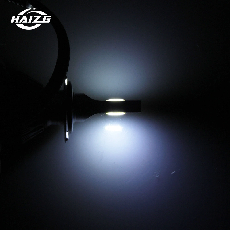 Haizg Faro automático de 36W COB C6 H4 H7 H11 Coche parte de los faros LED H7