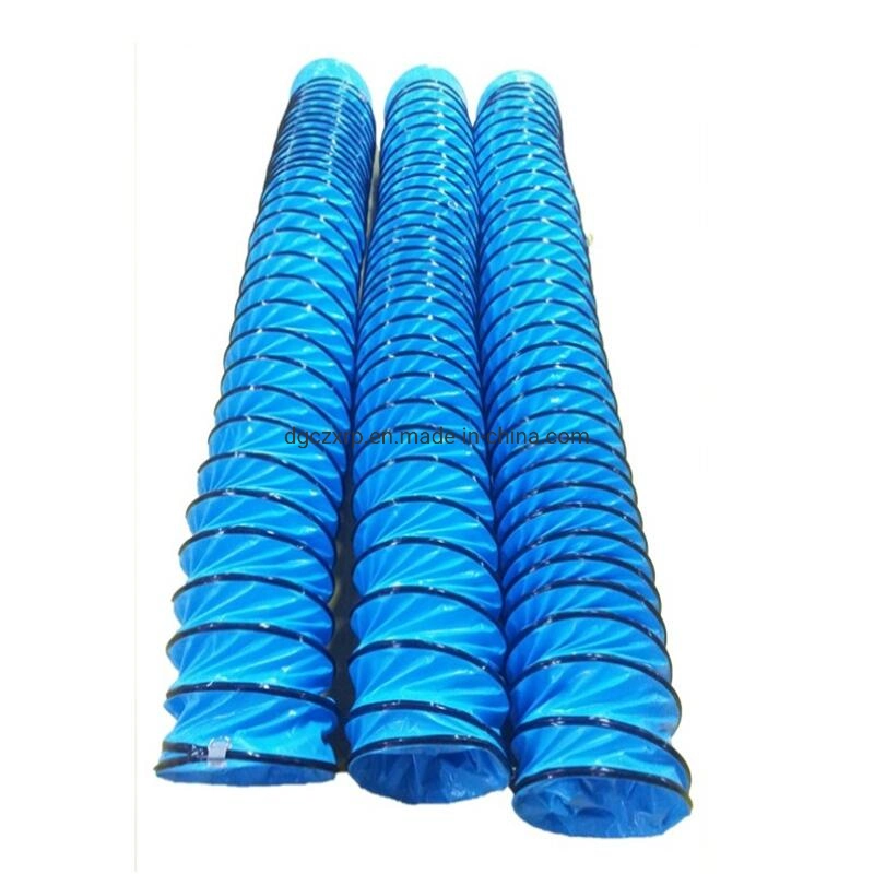 Mining 10m PVC Collapsible Round Air Ventilatioln Duct