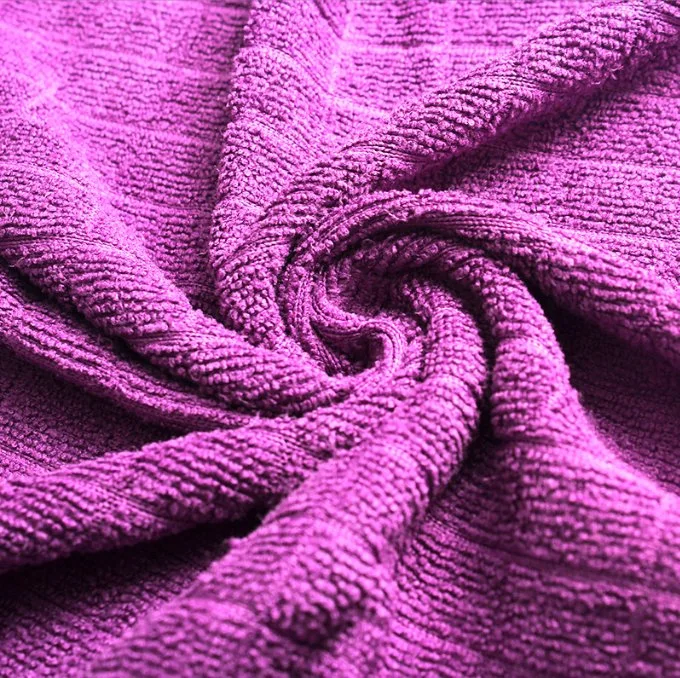 80% Polyester 20% Polyamid 300GSM Microfaser-Weft Strickstoff für Reinigungstuch für Küche und Auto