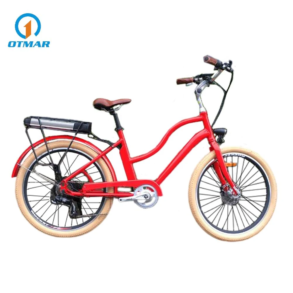 China Venta caliente Pantalla LCD Luz LED 48V 250W Motor trasero Batería de 48V Bicicleta eléctrica de ciudad y carretera.