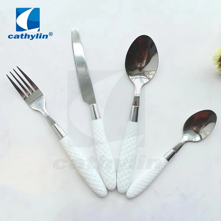 مجموعة أدوات مائدة طعام من الفولاذ المقاوم للصدأ بسعر منخفض للمطعم
