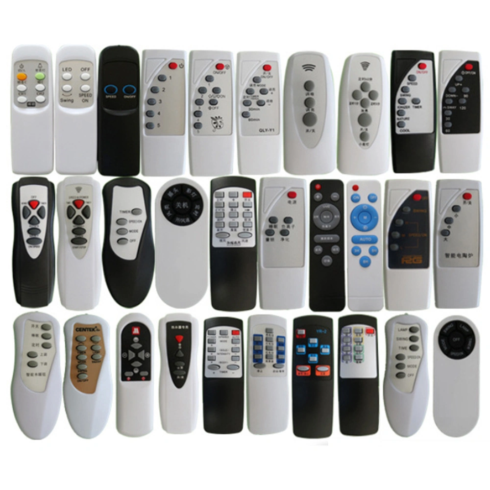 Home Appliances OEM Fan Remote Control Rubber IR Remote Controller