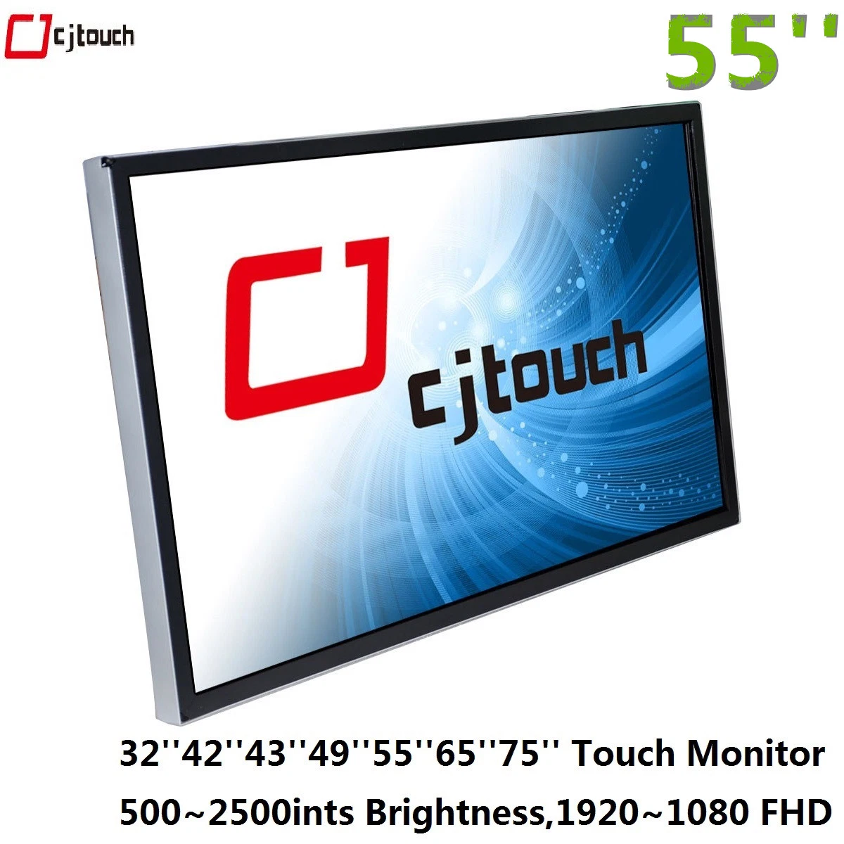Monitor táctil USB 40"43"46"49"55"65"75" de infrarrojos Infrared impermeable al aire libre publicidad máquina expendedora de TV de pantalla LCD