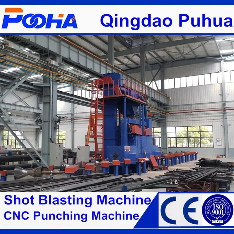 Roller Type Metal Tube Dust Cleaning Shot Blasting Machine