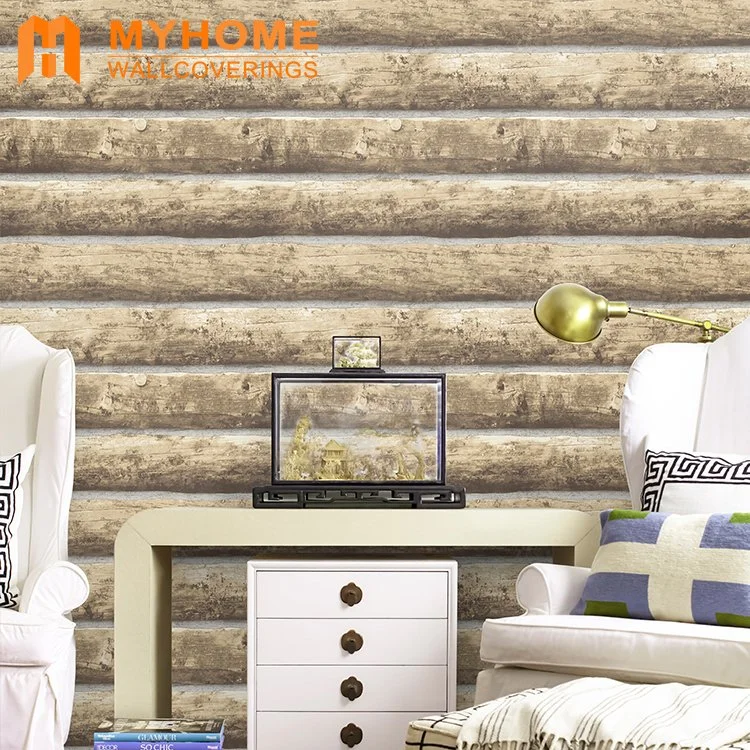 Moderne Holzdekor 3D Tapeten Home Dekoration