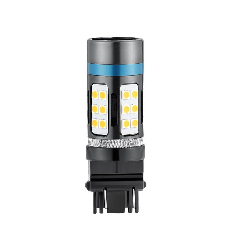 Libre de errores de alta potencia 3157 W27/5Canbus P 3156 3057 4157 Intermitente LED Bombilla de luz lateral en color ámbar