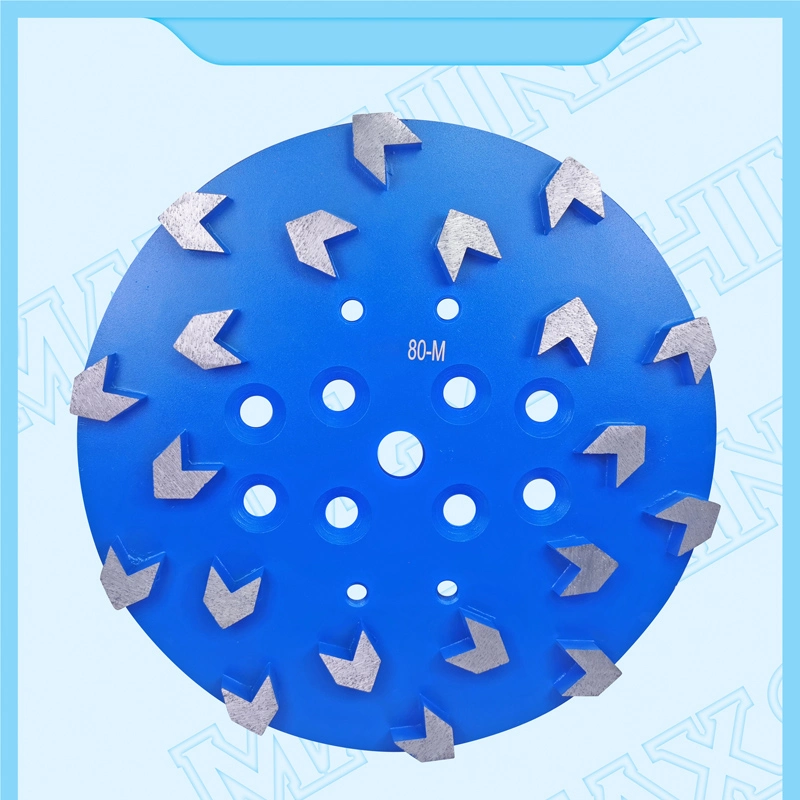 10 Inch Blastrac Diamatic Star Diamond Grinding Pad Plate with 15 Arrows Segments