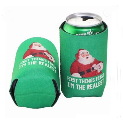 Custom Logo Insulated Slim Neoprene Beer Can Cooler Can Coozie for Promotion