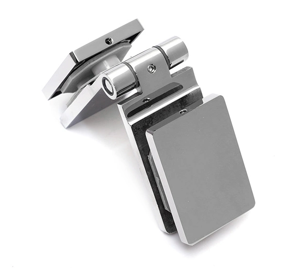 Glass Door Accessories Glass Clamp Stainless Steel Polished Finish Shower Hinge