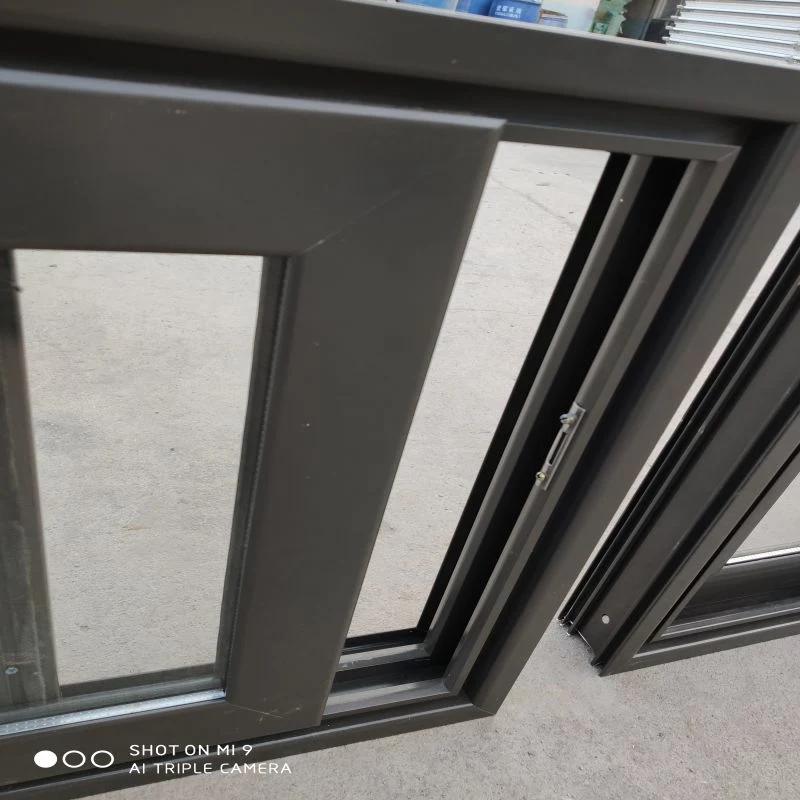 Exterior Patio Insulated Aluminum Sliding Double Glazed Low-E Glass Sliding Doors