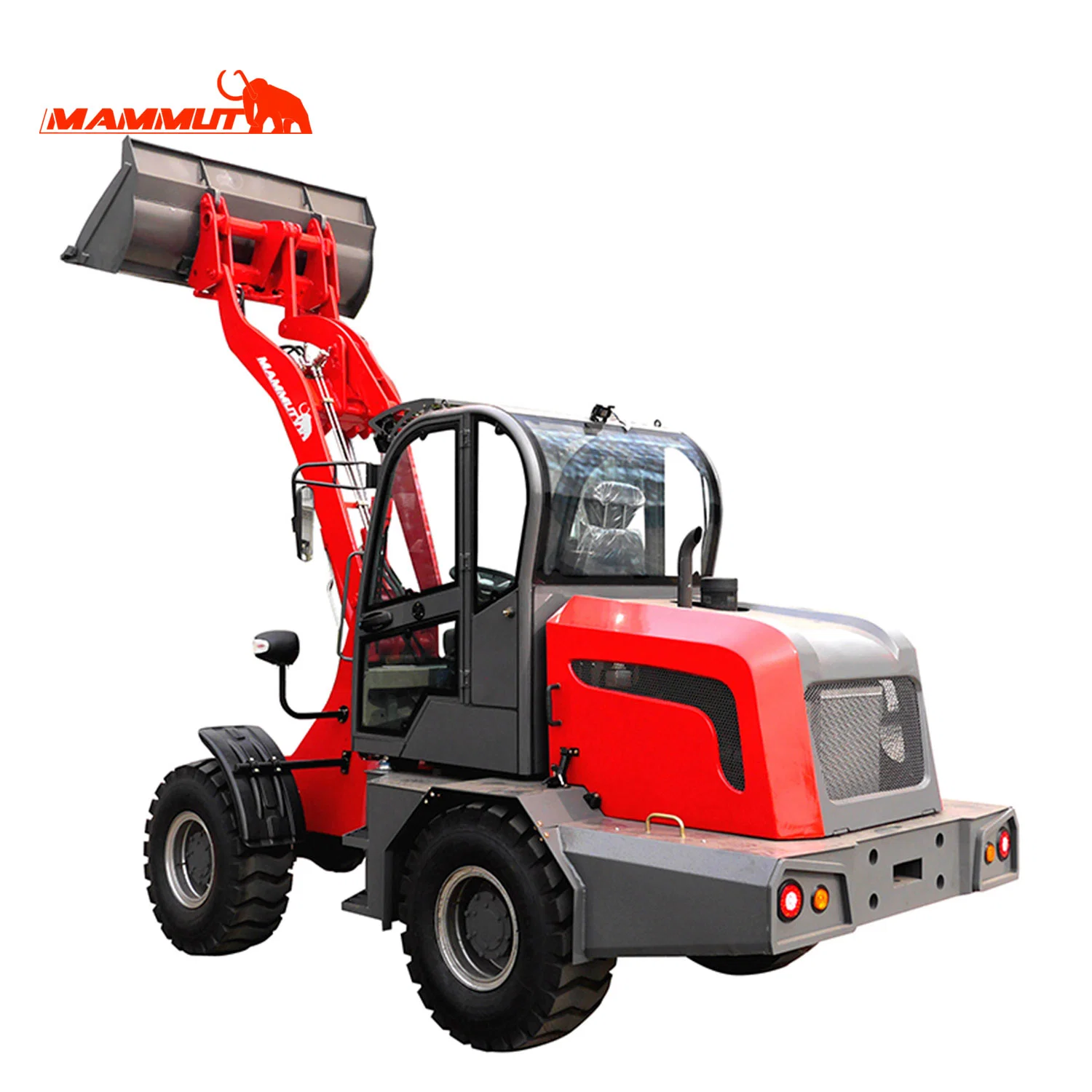 Mammut CE Approved Small Pay Loaders Mini 1.8t Front Shovle Wheel Loader