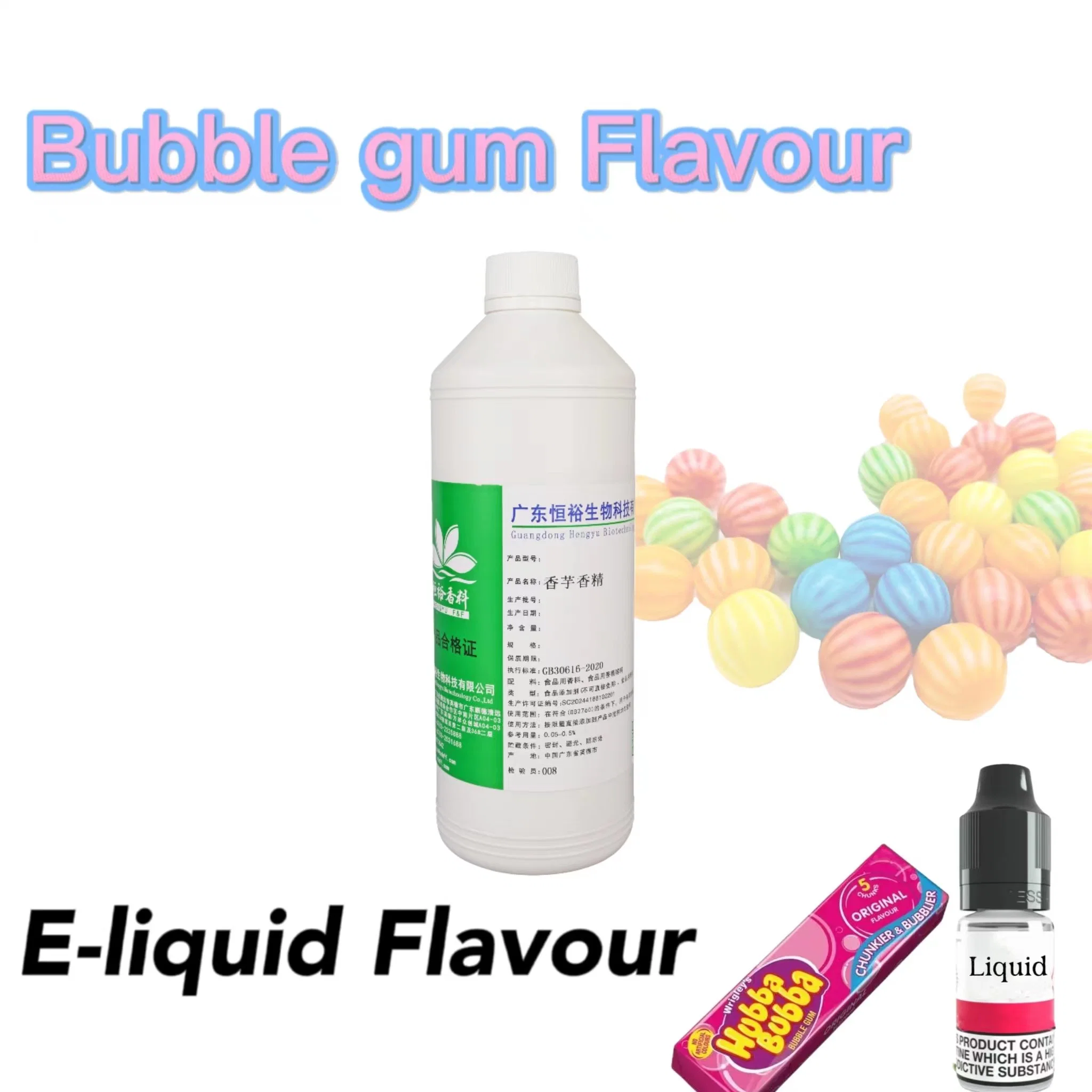 E-Liq UID Nic-Free Flavor, Bubble Gum Food Essence