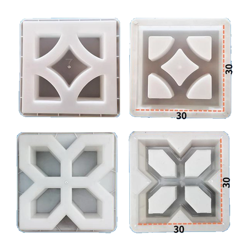 Fence Window Plastic Precast Concrete Block Molds Decorative Window Mouldings