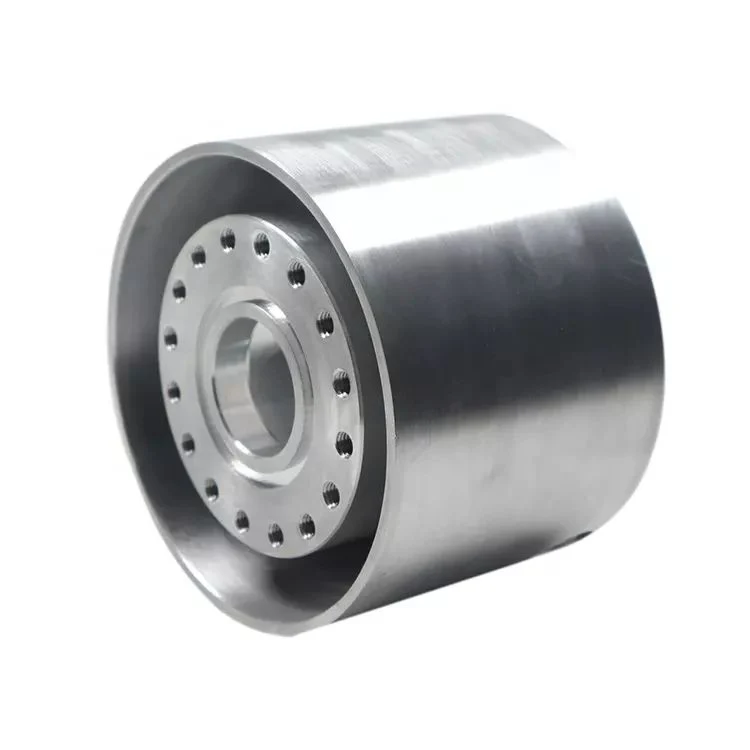 Metal Lathe CNC Turning Service Parts Carbon Stainless Steel Titanium Flange Sleeve Welding Flange Flat Welding Flange