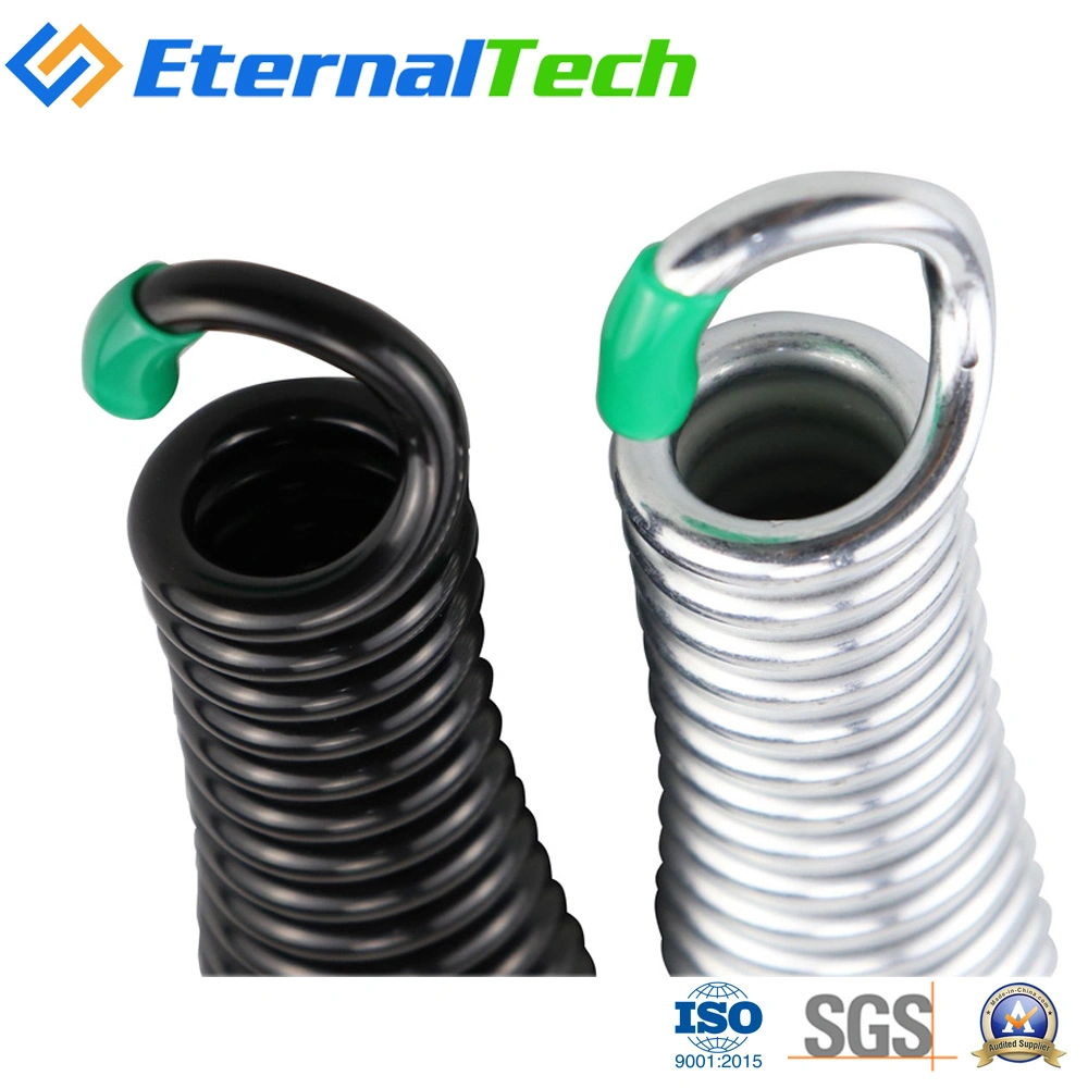 High Carbon Steel Cot Extension Spring with Zinc Plated Finish