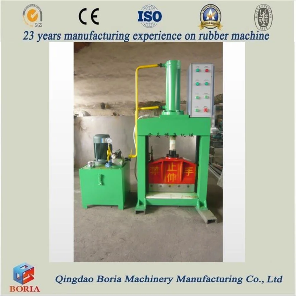 China Single Knife Hydraulic Rubber Bale Cutting Machine