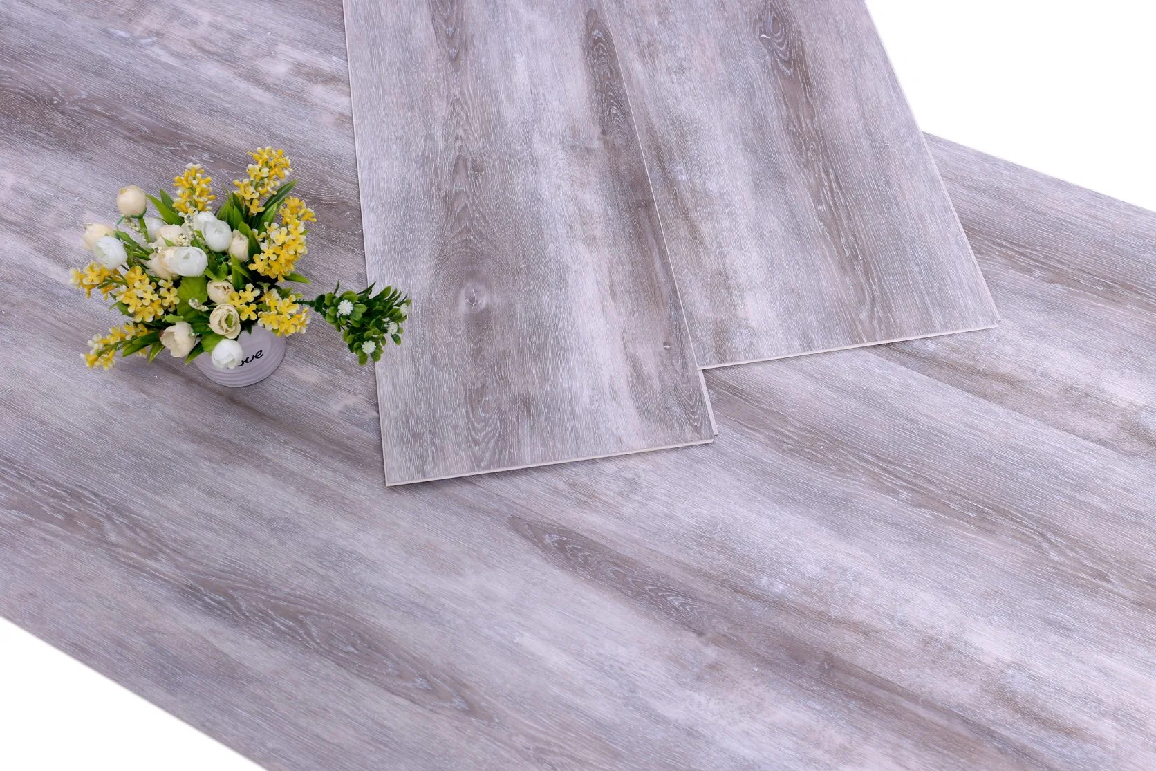 Embossed Surface Engineered Spc Rigid Plank Click Vinyl Flooring