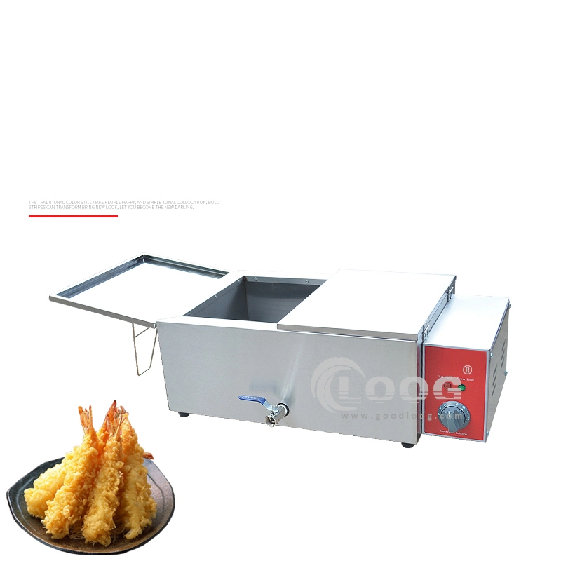 Appareil de cuisine électrique Churros Long frites la friture Maker Commercial Tornade 12 litres frites friteuse d'huile de la machine avec drain en acier inoxydable