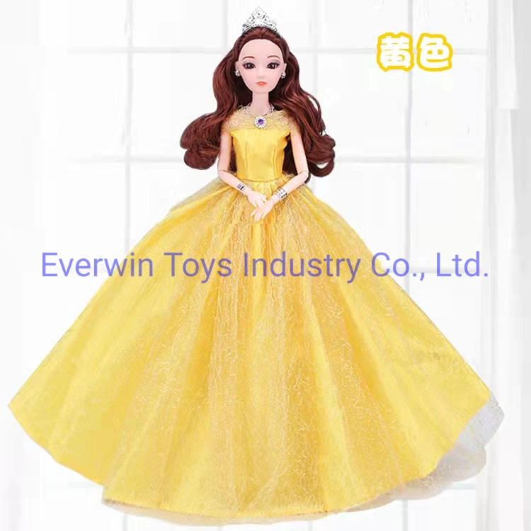 Plastic Toy Christmas Gift Doll Wedding Clothes for 1/6 Doll