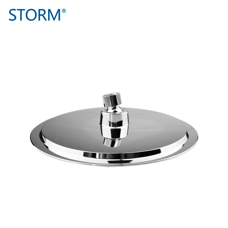 Wholesale/Supplier 10 Inch Faucet Round Rainfall ABS Plastic Top Shower Head with Adjustable Swivel Ball Joint