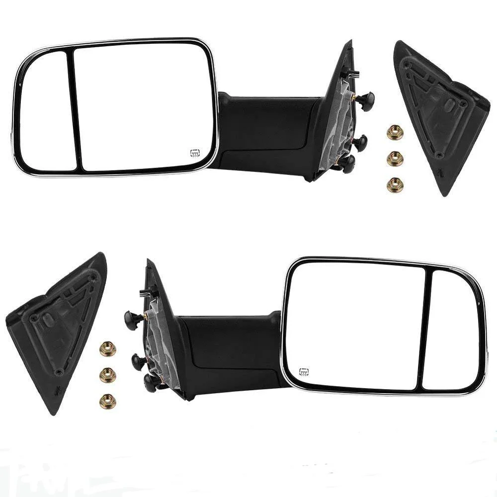 Lite forma Camioneta remolque termico potencia Espejo espejo lateral del coche de la señal de giro de la luz de charco el retrovisor para captura de 2009-2012