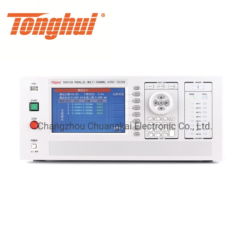 Th9010 8 Channels AC/DC Withstanding Voltage & Insulation Resistance Tester