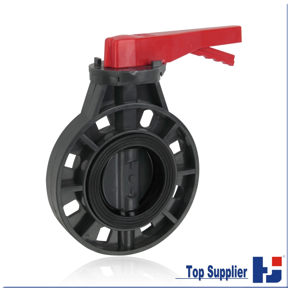 UPVC BS/ANSI/JIS Standard Plastic Butterfly Valve Pn10 (F1970) PVC Valve