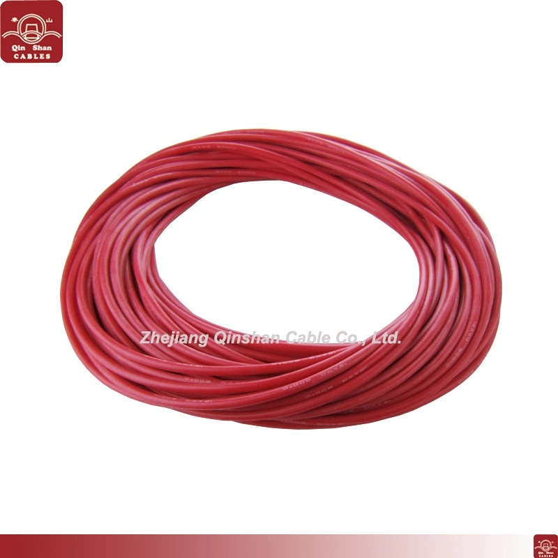 4 6 7 8 10 12 14 16 18 20 22 calibre 24 AWG para alta temperatura resistente al calor de cobre sólido Cable de silicona caucho