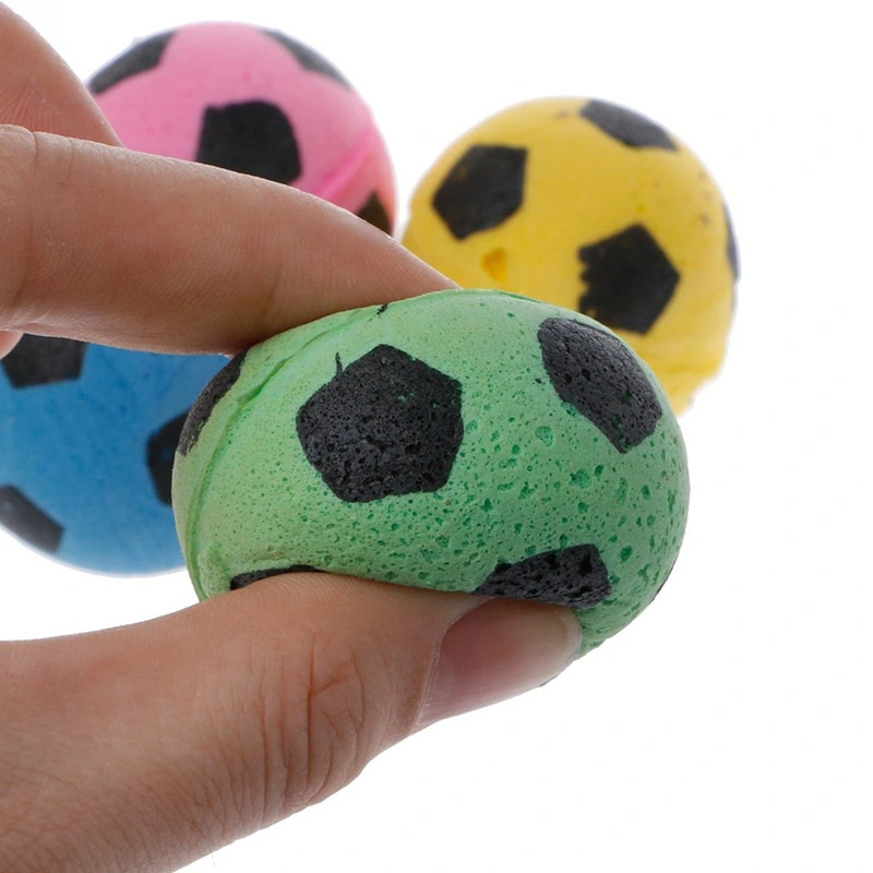 Eco Friendly Colorful Dog Chew Cat Toy Ball