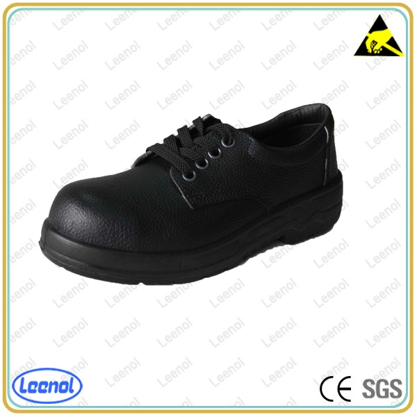Antistatic Leather ESD Steel Toe Safety Shoes for Clean Room