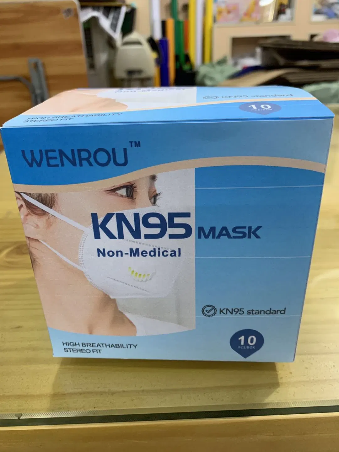 3lonas descartáveis KN95 Máscara facial com válvula