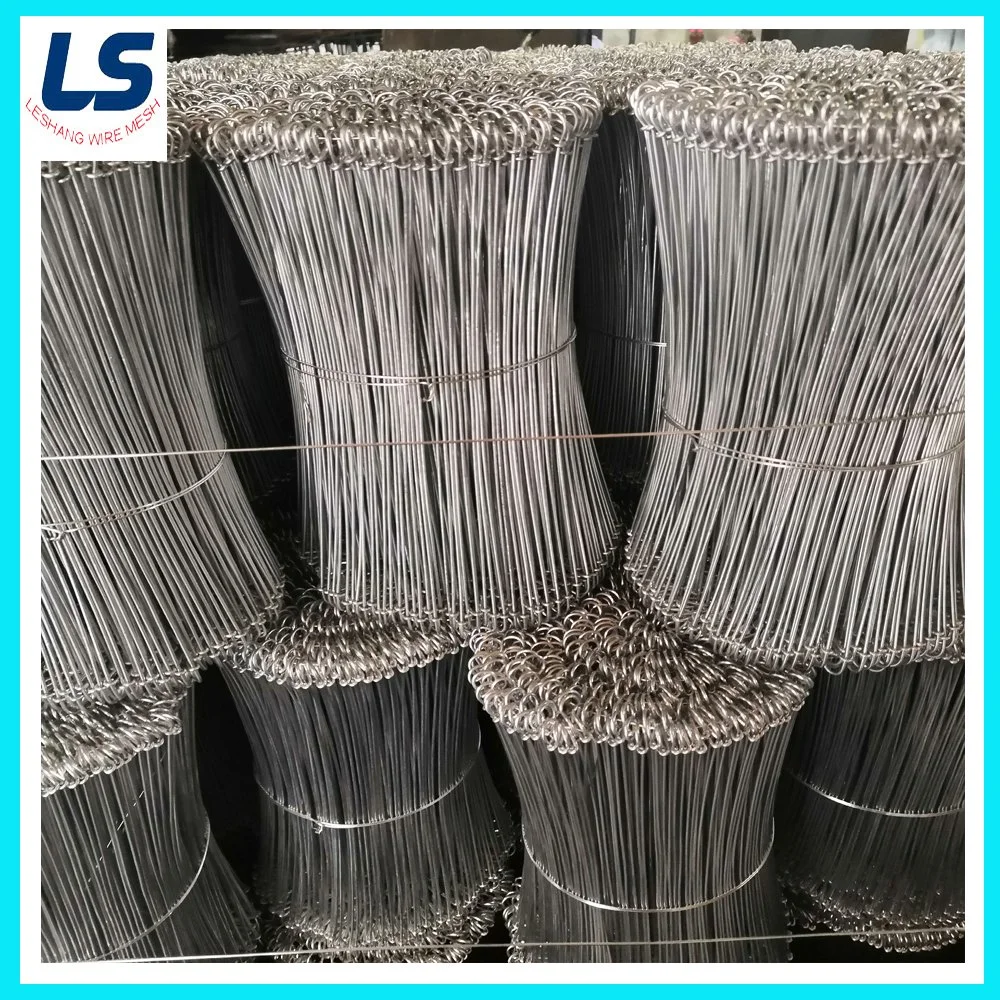 Galvanized/PVC-Coated Double Loop Tie Wire 90mm to 200mm/Regbar Tie Wire/ Wire Sack Ties